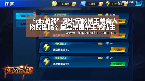 ‘db游戏’烈火军校荣王爷有人物原型吗?金显荣是荣王爷私生女吗?(图1) 熊猫体育平台